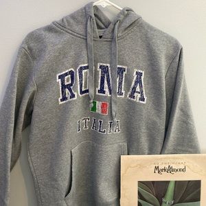 Roma Italia hoodie from Italy